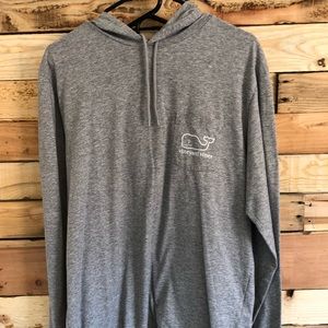 Vineyard vines hooded long sleeve shirt